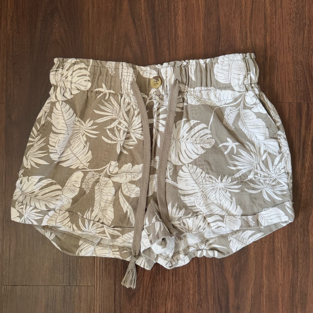 Tropical Drawstring Shorts